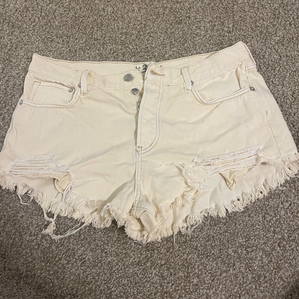 Free People Jean Shorts